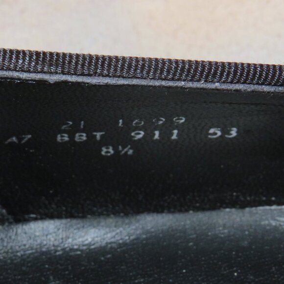 J.M. Weston 911 Black Calf Leather One Piece Formal Loafer 9.5 NWOB Bags & Trees - Picture 12 of 12